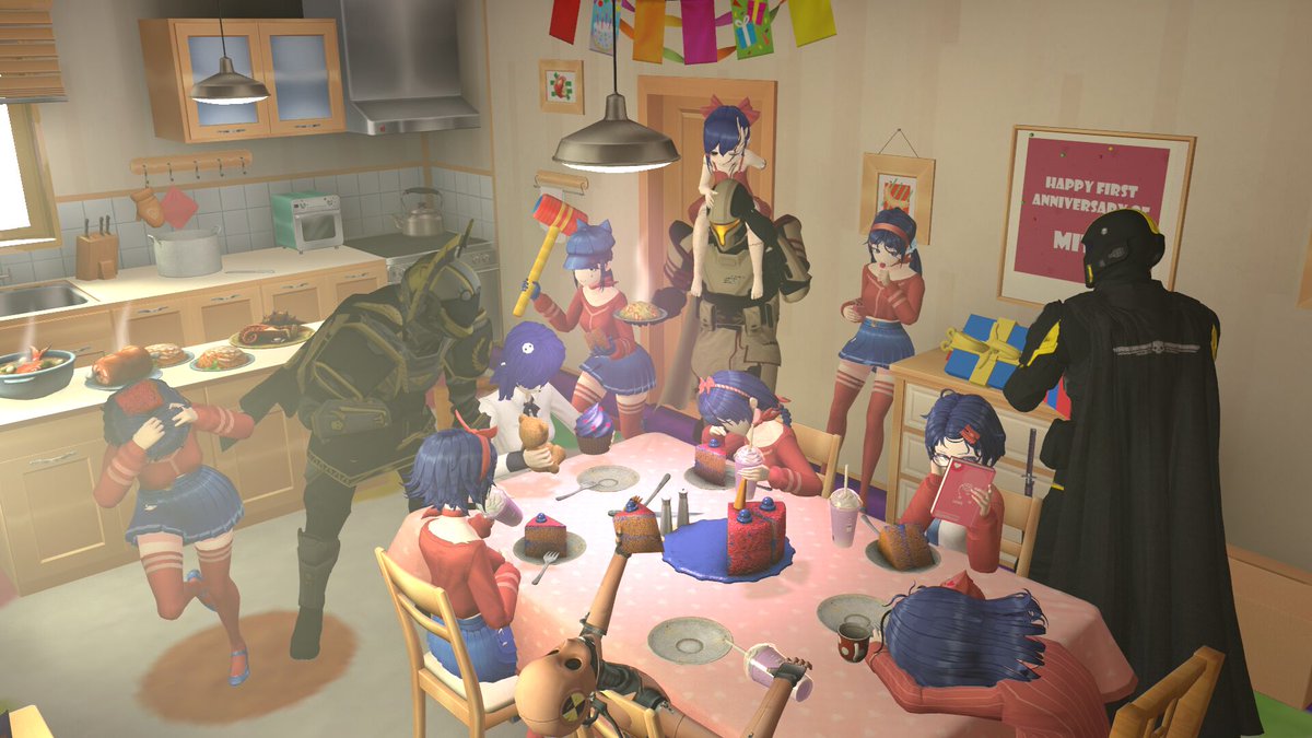 #MiSideMita 绝地潜兵&amp;miside 米塔一周年快乐🥳