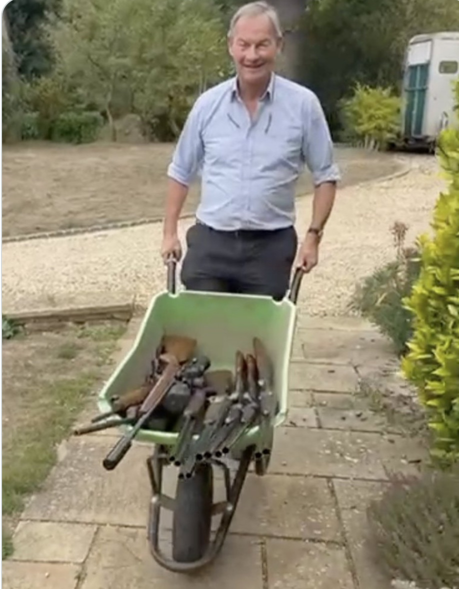 Rupert Lowe shows us how he won the wheelbarrow race 10 years in a row at his school sports day.