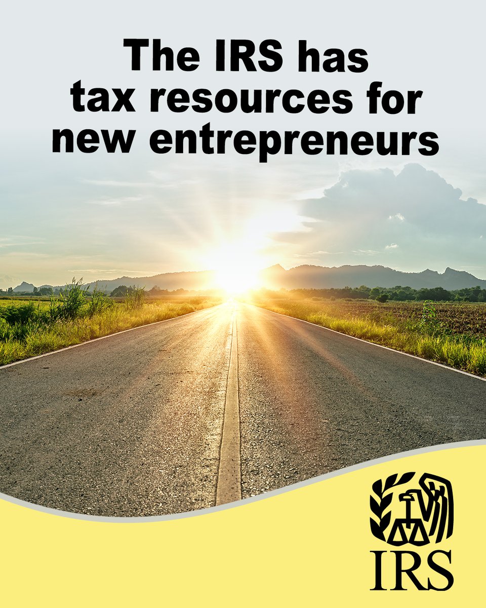 Starting your entrepreneurial journey? The #IRS has tools to help you choose a business structure, get an EIN, and understand your tax obligations. Learn more: ow.ly/XM8y50WEGwy #WorldEntrepreneursDay