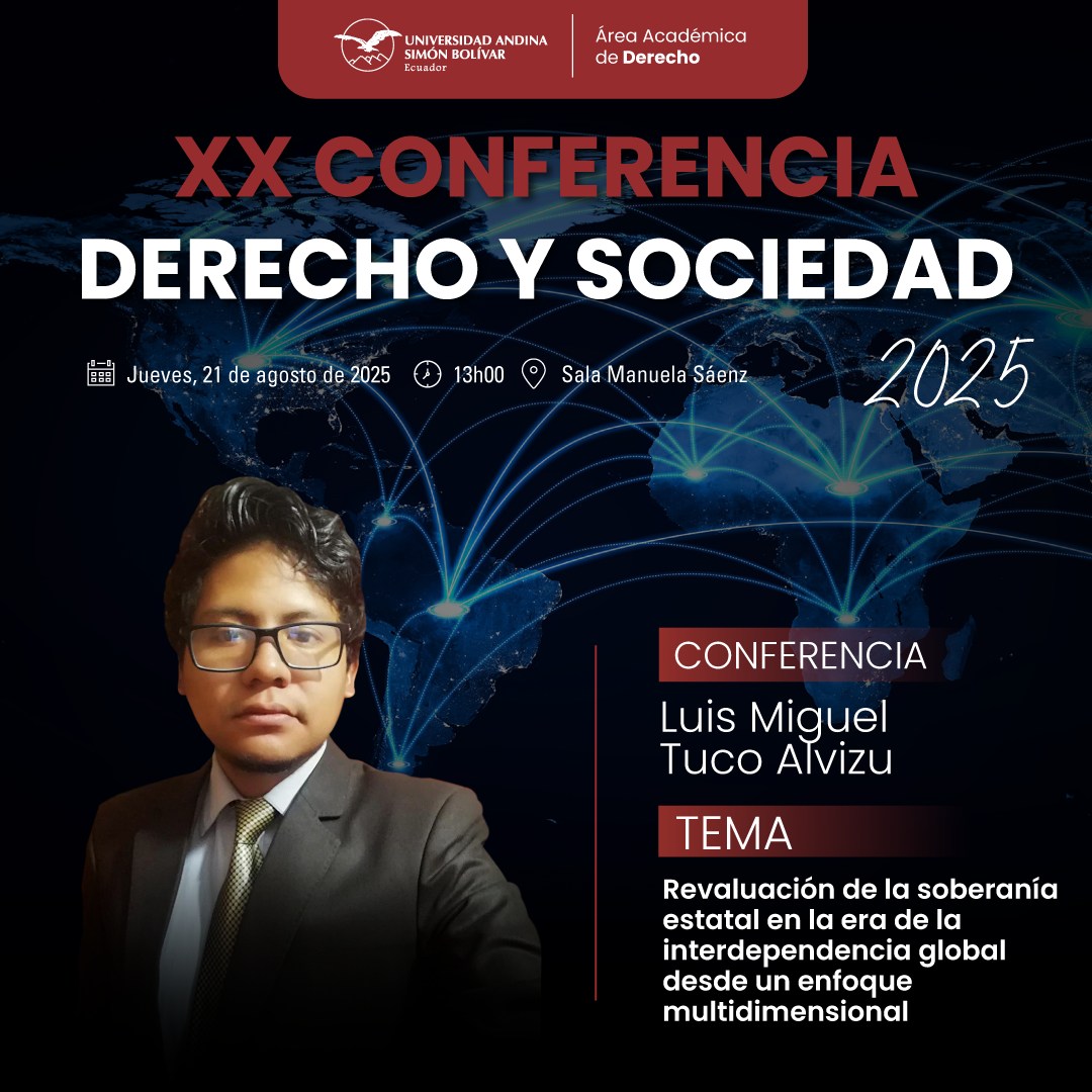 📚 HOY | XX Conferencia Derecho y Sociedad 2025

Un espacio de diálogo académico para conocer y debatir los proyectos de investigación de nuestros estudiantes de doctorado.

🎙 Conferencia: Luis Miguel Tuco Alvizu, estudiante del Doctorado en Derecho
📝 Tema: evaluación de la