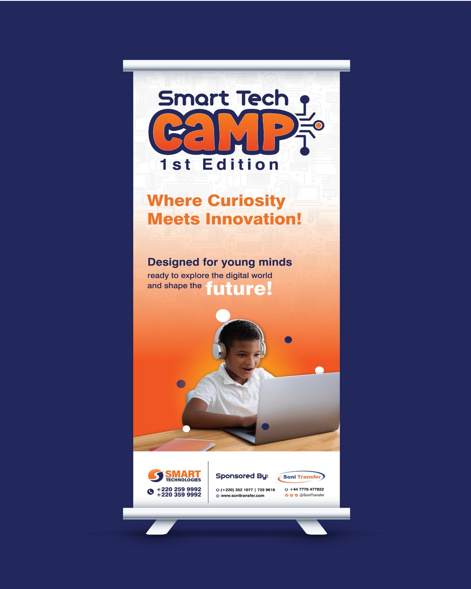 JOsDesign1's tweet photo. Smart ideas deserve smart designs! 
Here’s a glimpse of the creative work we did for Smart Tech Camp – 1st Edition by Smart Technologies LLC
From flyers to merch – we’ve got it covered!
#eventbranding #josdesign #smarttechcamp https://t.co/4ExsiHSrxx