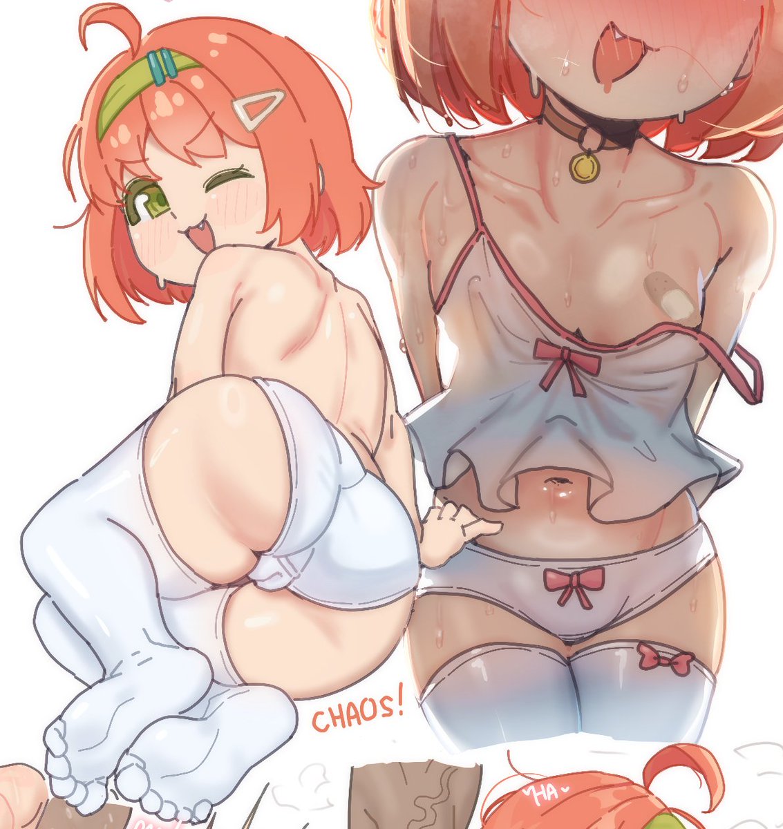 otaichiichi's tweet photo. chaos doodles (@/YuiYuuVT's oc) on yui's magma!! https://t.co/aZUQUAlgqW