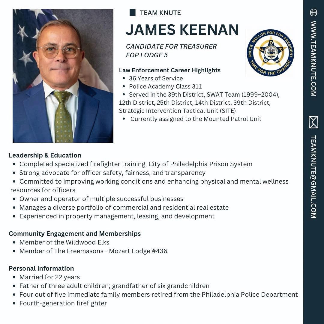 TeamKnute_FOP's tweet photo. Stand with Team Knute.

#TeamKnute #FOP5 #timeforthechange #PhillySheriff #PhiladelphiaPoliceDepartment #Backtheblue #FOPLodge5 https://t.co/I7Ji5XHFEB