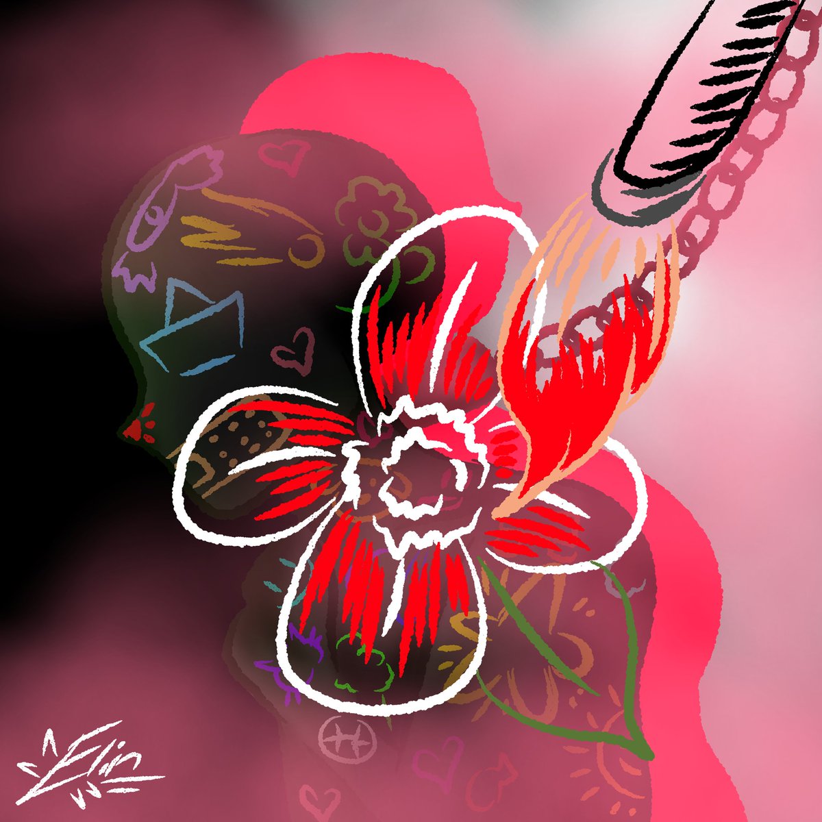 sweetelin_88's tweet photo. A White Flower that painted itself Red 🌹🖌️

#whiteflower #redpaint #paint #digitalart #art https://t.co/RSW3xXoKtr