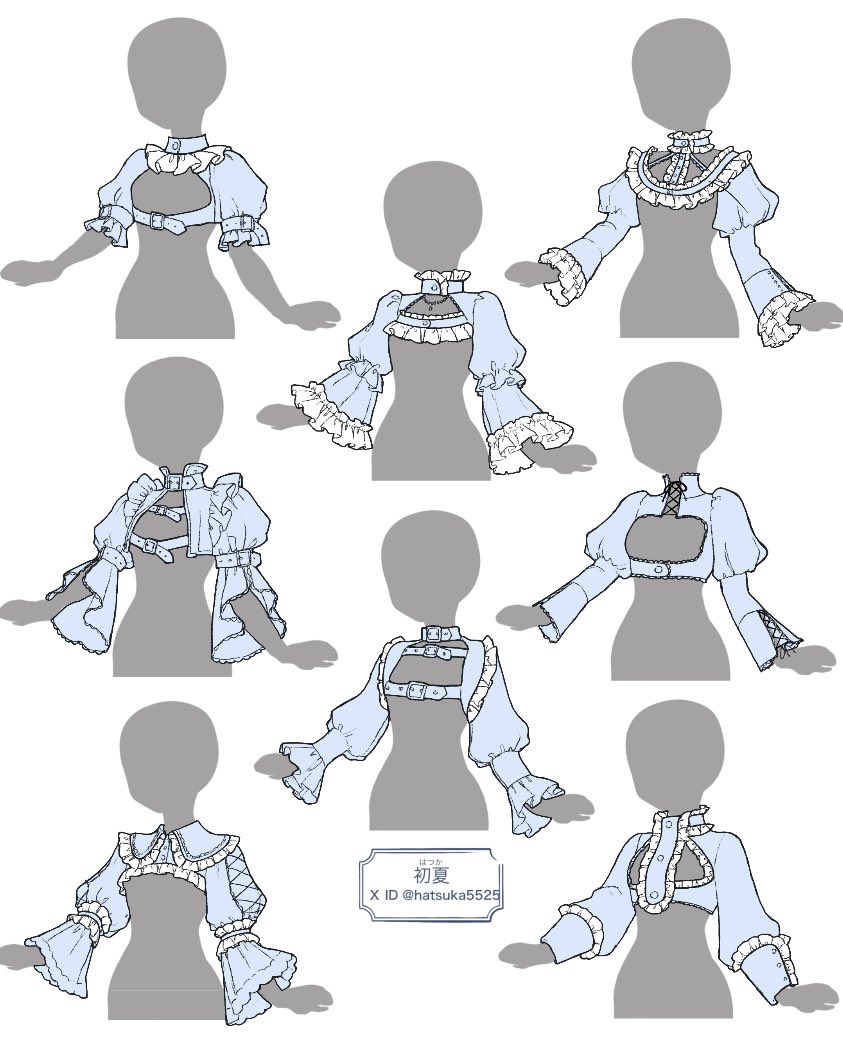 初夏(はつか)@お洋服とお絵描き tweet media