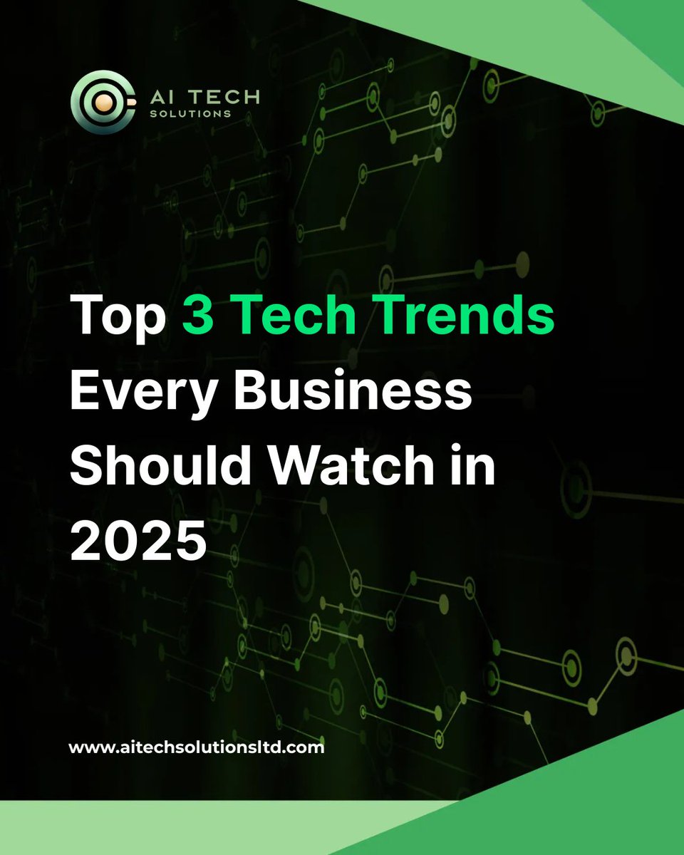 AITechSolu's tweet photo. At Aitech, we don’t just build tech—we build the future of businesses.#AitechSolutions #AI #Innovation #FutureOfBusiness #SmartAutomation #TechForGrowth #AIpowered #techtrends #techtrendsof2025 #DigitalTransformation #ScalableSolutions #SmartBusiness #artificialintelligence https://t.co/O00o00CQle