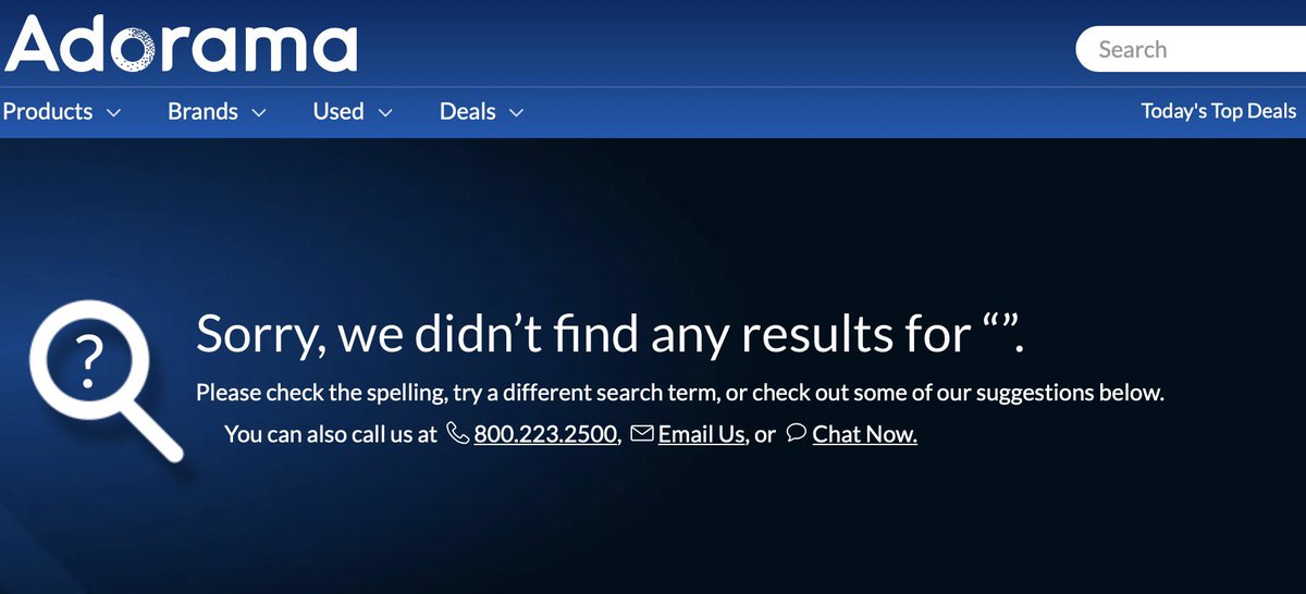 mattjdaniel's tweet image. Hey @adorama your website is an absolute nightmare to navigate through right now. Every other tab click leads to this page.