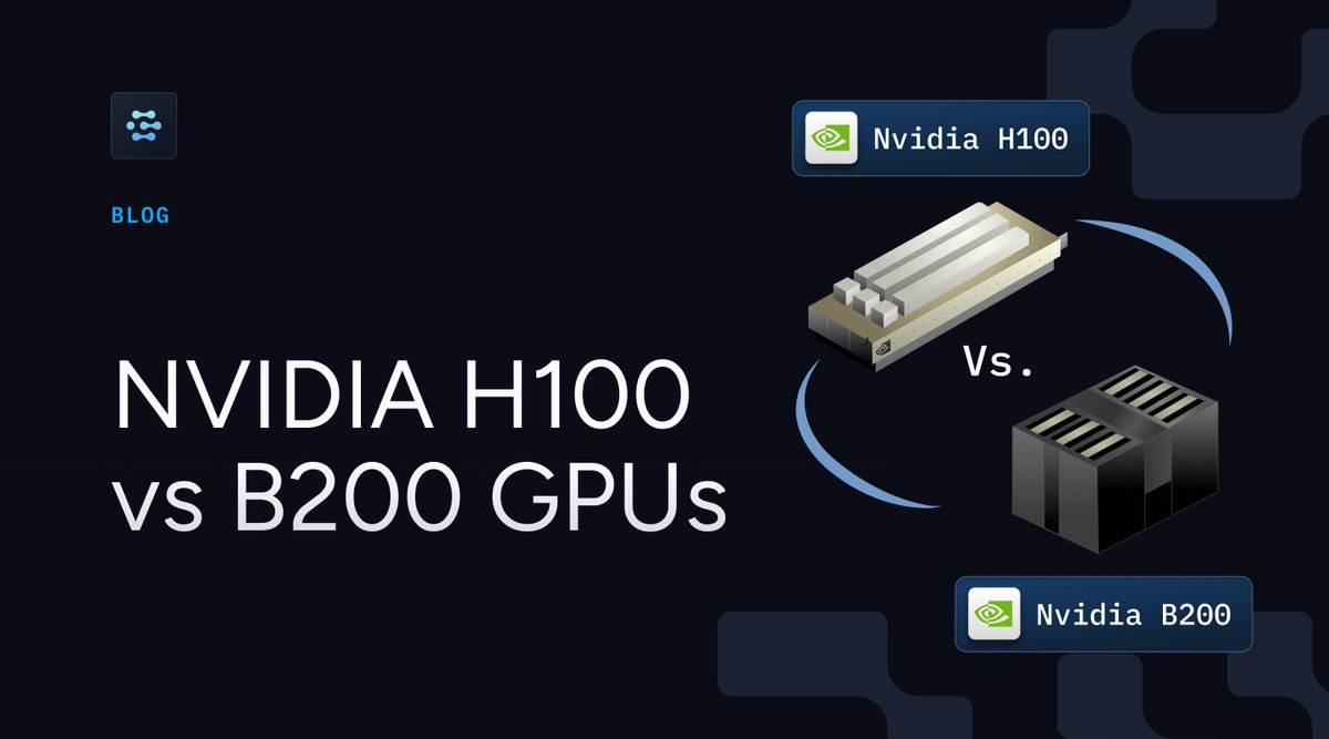 Choosing between NVIDIA H100 vs B200 for your next AI deployment?

In our latest blog, we compare:

• The architectural evolution from Hopper to Blackwell
• Core specification and design differences
• GPT-OSS-120B inference performance across both GPUs

Read the blog here: