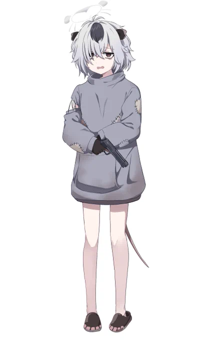 ヒトオポッサム 立ち絵