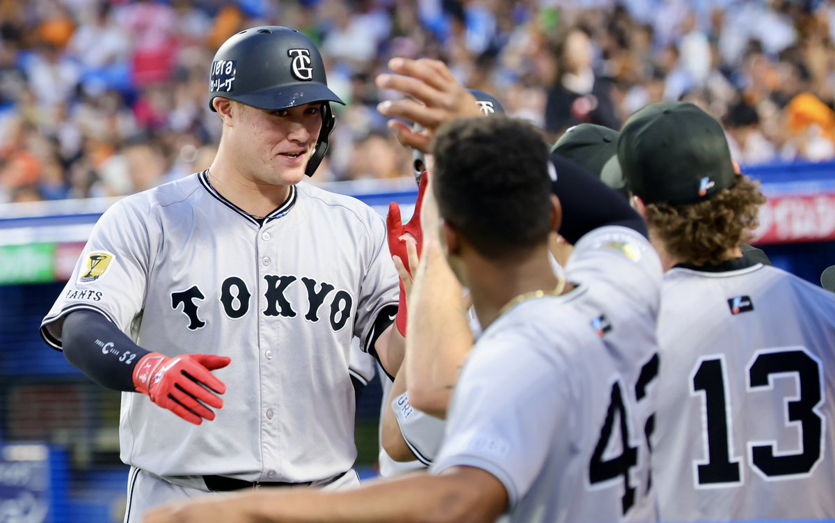 母校が甲子園で決勝を決めた日に１発

#リチャード
#巨人 #読売ジャイアンツ #ジャイアンツ 
#沖縄尚学