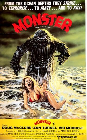 FilmsQuirky's tweet photo. #HumanoidsFromTheDeep aka #Monster (1980)
Humanoid sea creatures start killing a fishing town's residents, and raping their women. It's up to the townsfolk and a visiting biologist to fight back and fend them off.
#CreatureFeature #FilmsWithBite #FilmX 📽️🎬 https://t.co/H3alr3c0nB