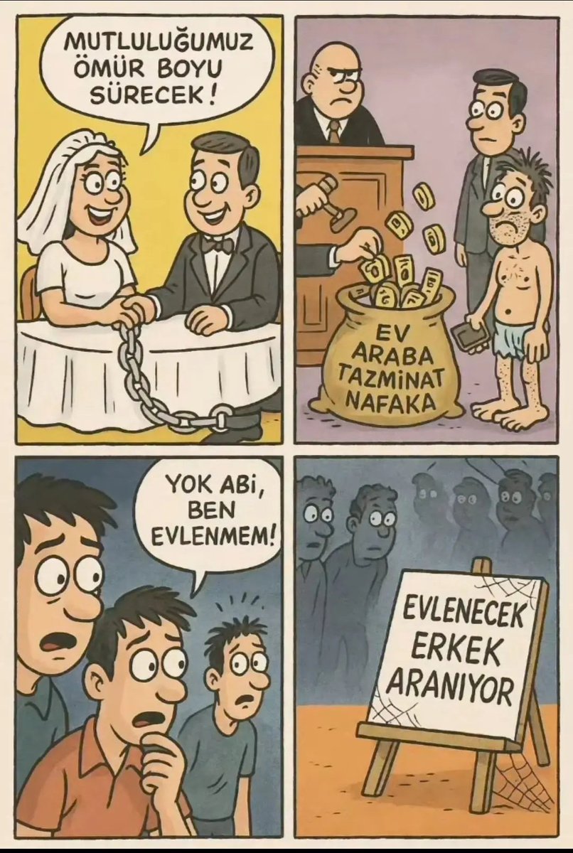 Süresiz Nafaka Mağdurları Platformu (@snmplatformu) on Twitter photo Neden nüfus yaşlanıyor,
Neden Üreme azaldı
Işte bundan dolayı
👇👇👇👇👇
Süresiz Nafaka
Boşanamamak
Tek Taraflı Velayet
Kadının Beyanını Esas
<a href="/RTErdogan/">Recep Tayyip Erdoğan</a> <a href="/MahinurOzdemir/">Mahinur Özdemir Göktaş</a> <a href="/yilmaztunc/">Yılmaz TUNÇ</a> <a href="/eczozgurozel/">Özgür Özel</a> <a href="/erbakanfatih/">Dr. Fatih Erbakan</a> <a href="/dbdevletbahceli/">Devlet Bahçeli</a> <a href="/zyapicioglu/">Zekeriya Yapıcıoğlu</a> <a href="/NumanKurtulmus/">Numan Kurtulmuş</a> <a href="/TBMMresmi/">TBMM</a> Neden nüfus yaşlanıyor,
Neden Üreme azaldı
Işte bundan dolayı
👇👇👇👇👇
Süresiz Nafaka
Boşanamamak
Tek Taraflı Velayet
Kadının Beyanını Esas
<a href="/RTErdogan/">Recep Tayyip Erdoğan</a> <a href="/MahinurOzdemir/">Mahinur Özdemir Göktaş</a> <a href="/yilmaztunc/">Yılmaz TUNÇ</a> <a href="/eczozgurozel/">Özgür Özel</a> <a href="/erbakanfatih/">Dr. Fatih Erbakan</a> <a href="/dbdevletbahceli/">Devlet Bahçeli</a> <a href="/zyapicioglu/">Zekeriya Yapıcıoğlu</a> <a href="/NumanKurtulmus/">Numan Kurtulmuş</a> <a href="/TBMMresmi/">TBMM</a>