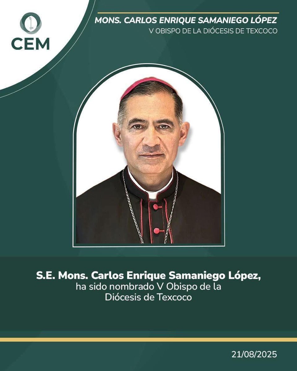En <a href="/DiocesisMR/">Diócesis Matamoros-Reynosa</a> agradecemos el servicio de Mons. Juan Manuel Mancilla y felicitamos a Mons. Carlos Samaniego por su nombramiento como Obispo de Texcoco. Que Dios le asista en esta nueva misión