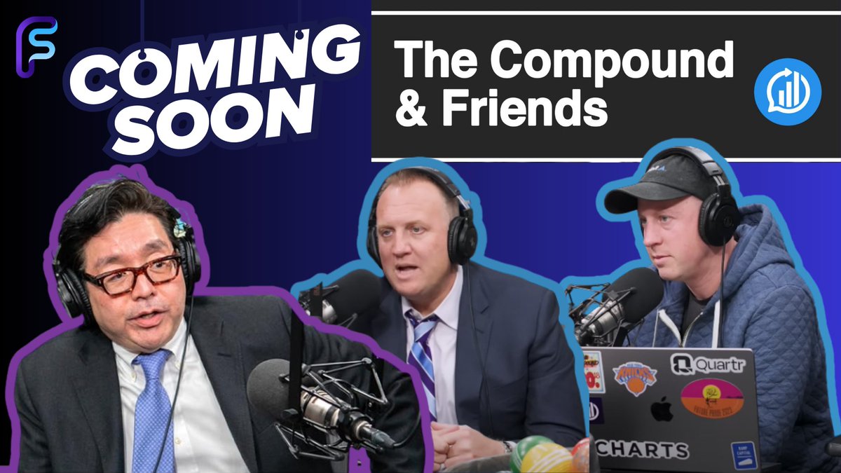 fs_insight's tweet image. 🚨New episode with @fundstrat's Tom Lee and @TheCompoundNews drops tomorrow🔥Stay tuned! 👀