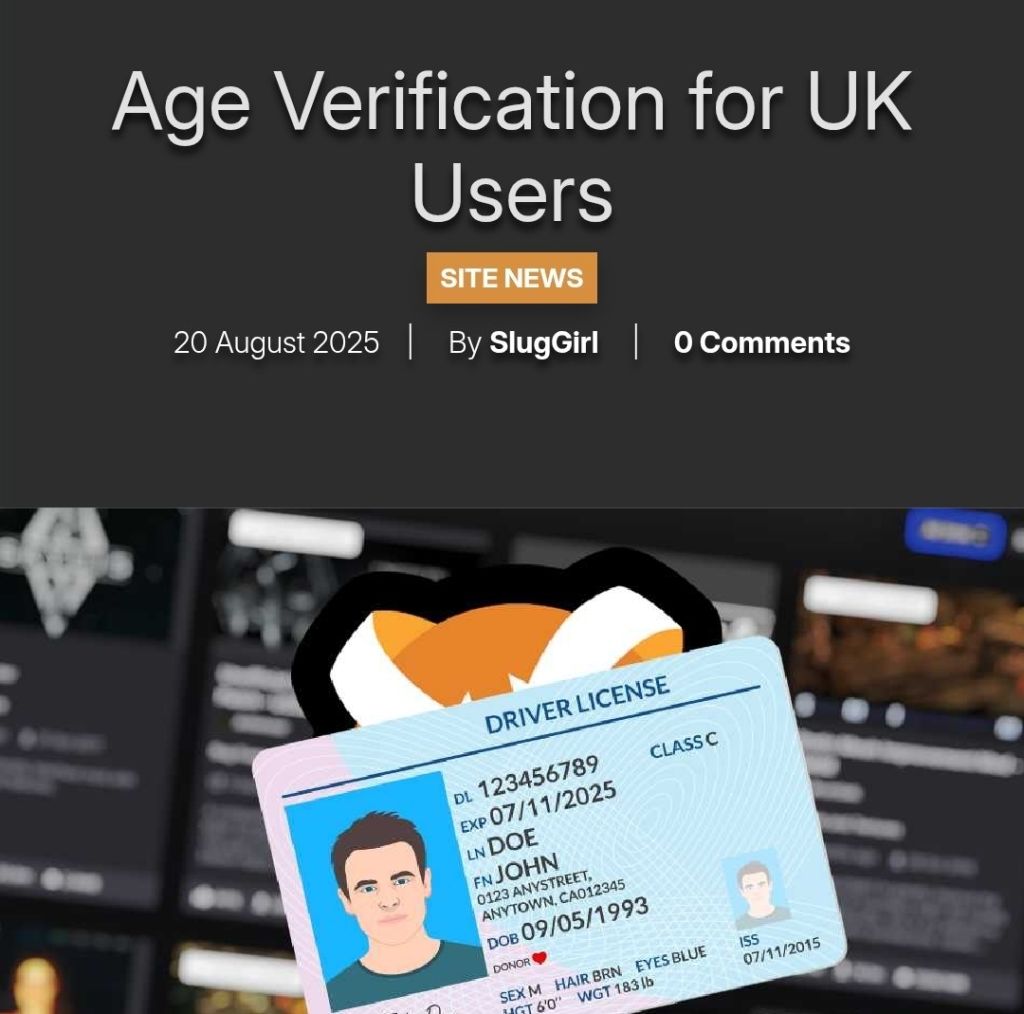 Pirat_Nation's tweet image. UK bans minors from downloading 18+ Mods:

 &amp;gt;You&apos;ll need to bind your ID to prove you&apos;re an adult to download the mod. 

Why does the UK government hate gaming so much?
