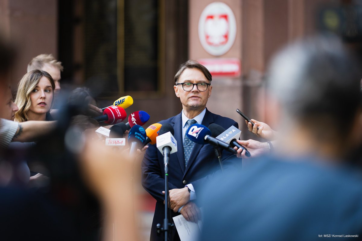 💬 This afternoon, a note of protest was delivered to the Embassy of the Russian Federation regarding the events that took place in Osinie on the night of August 19-20, when an unmanned aerial vehicle exploded there.

| Spokesman Paweł Wroński during a briefing