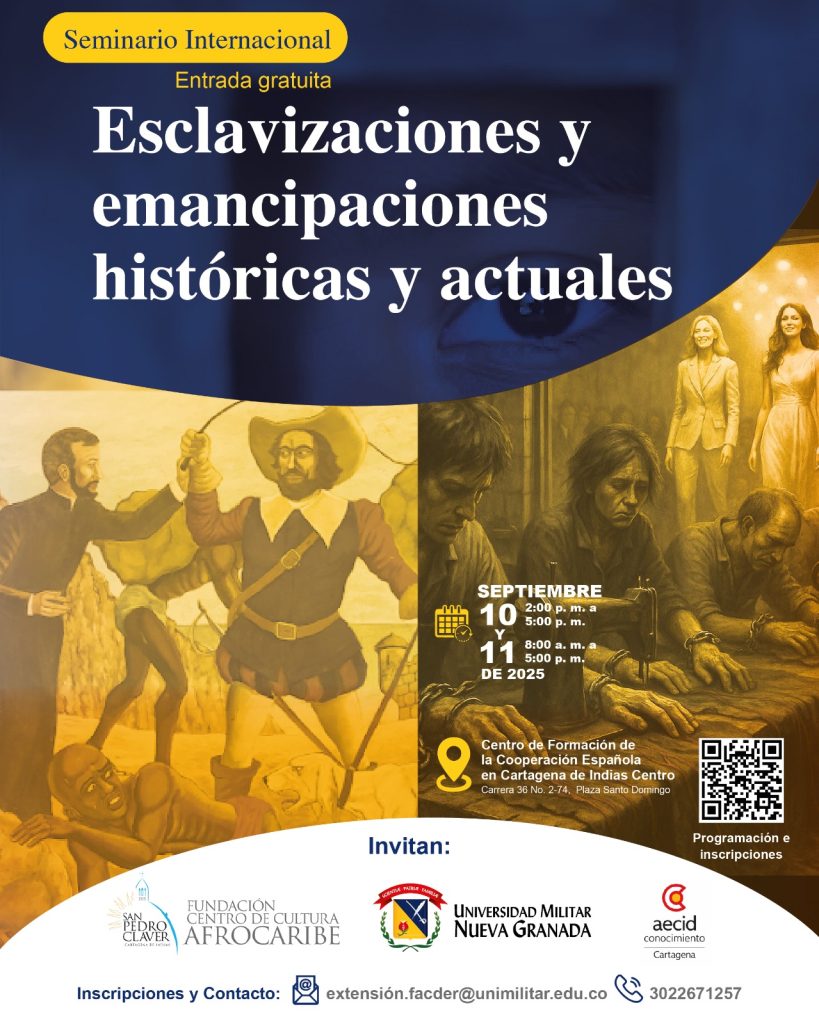 CFCE Cartagena (@cfcecartagena) on Twitter photo El 10 y 11 de septiembre se realizará en <a href="/CFCECartagena/">CFCE Cartagena</a> este Seminario Internacional liderado por <a href="/ccafrocaribe/">Fundación Centro de Cultura Afrocaribe</a> y <a href="/lamilitar/">UMNG</a>
Conoce más detalles👉 bit.ly/3JrlqFC
▶️Entrada gratuita con inscripción previa El 10 y 11 de septiembre se realizará en <a href="/CFCECartagena/">CFCE Cartagena</a> este Seminario Internacional liderado por <a href="/ccafrocaribe/">Fundación Centro de Cultura Afrocaribe</a> y <a href="/lamilitar/">UMNG</a>
Conoce más detalles👉 bit.ly/3JrlqFC
▶️Entrada gratuita con inscripción previa