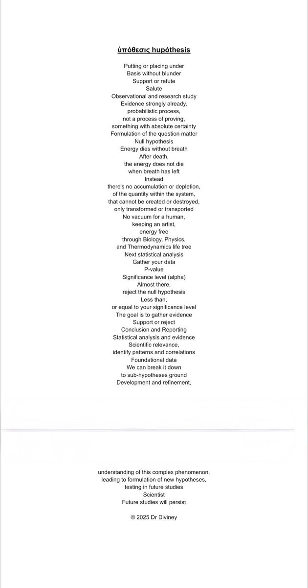 CarolDiviney's tweet photo. #Poetry #ὑπόθεσις #hupóthesis 

https://t.co/WDNOk2xi96

#Fine #Art #Science #Scientists #Testable #Explanation #Observation #Question #Research https://t.co/bSJuirrLLM