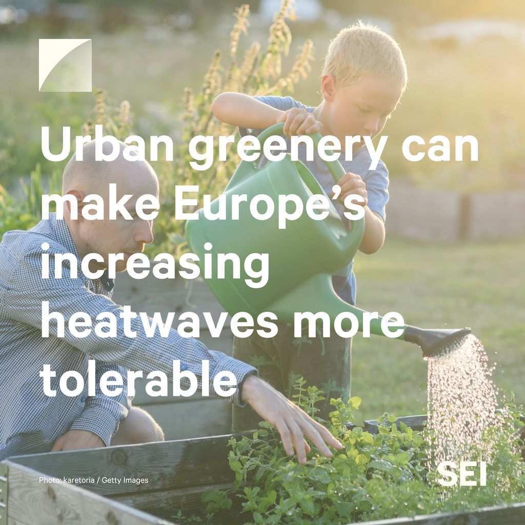 Europe is experiencing an increasing number of heatwaves that are often fatal.

Because of urban infrastructure, people living in cities are especially vulnerable to heat.

What can we do to make living in cities safer and nicer in the summer?

Read here: buff.ly/p2rVQ6o