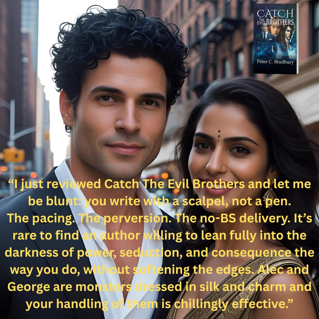 petercbradbury's tweet photo. Alec and George Savvas are back, and Detective Lorena Garcia is on their trail. In the heart of New York, darkness lurks as more women vanish. #darkthriller 🌆🔍📚#darkthriller #bookstagram #ThrillerTime #DarkMystery #DetectiveGarcia https://t.co/rtPPZuYrJE https://t.co/jdUnmGX4rs