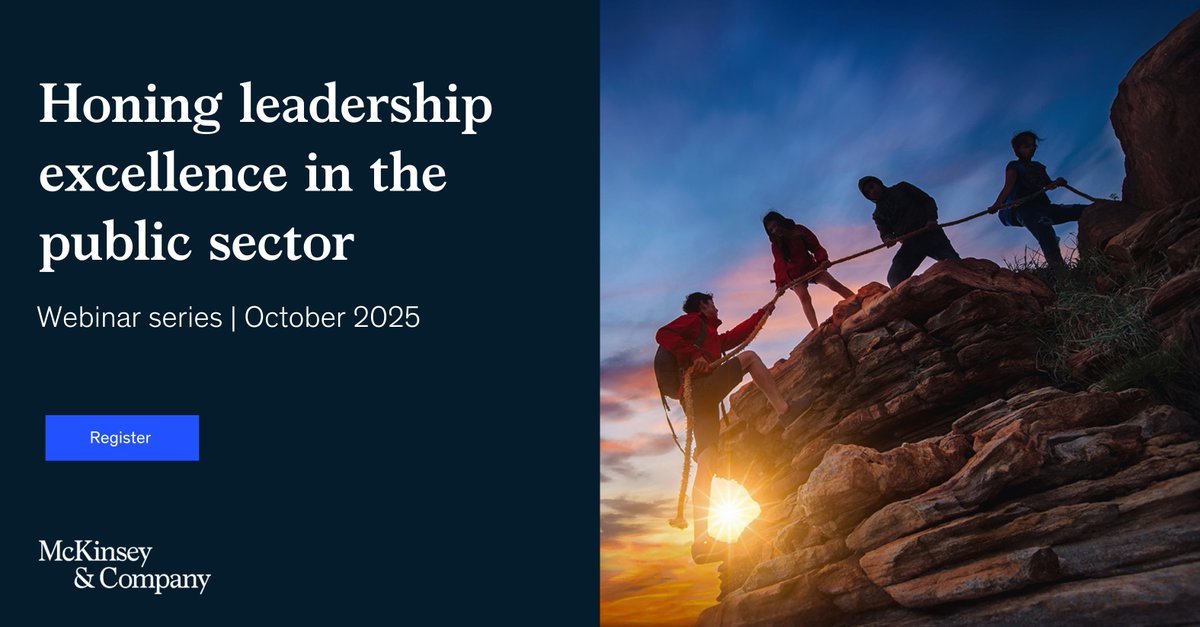 Join our webinar on leadership excellence in the public sector, based on insights from 750+ leaders! 📅 Oct 13 | 2-3 pm SGT | 4-5 pm AEST. Register here: bit.ly/45Acjty ⬇️