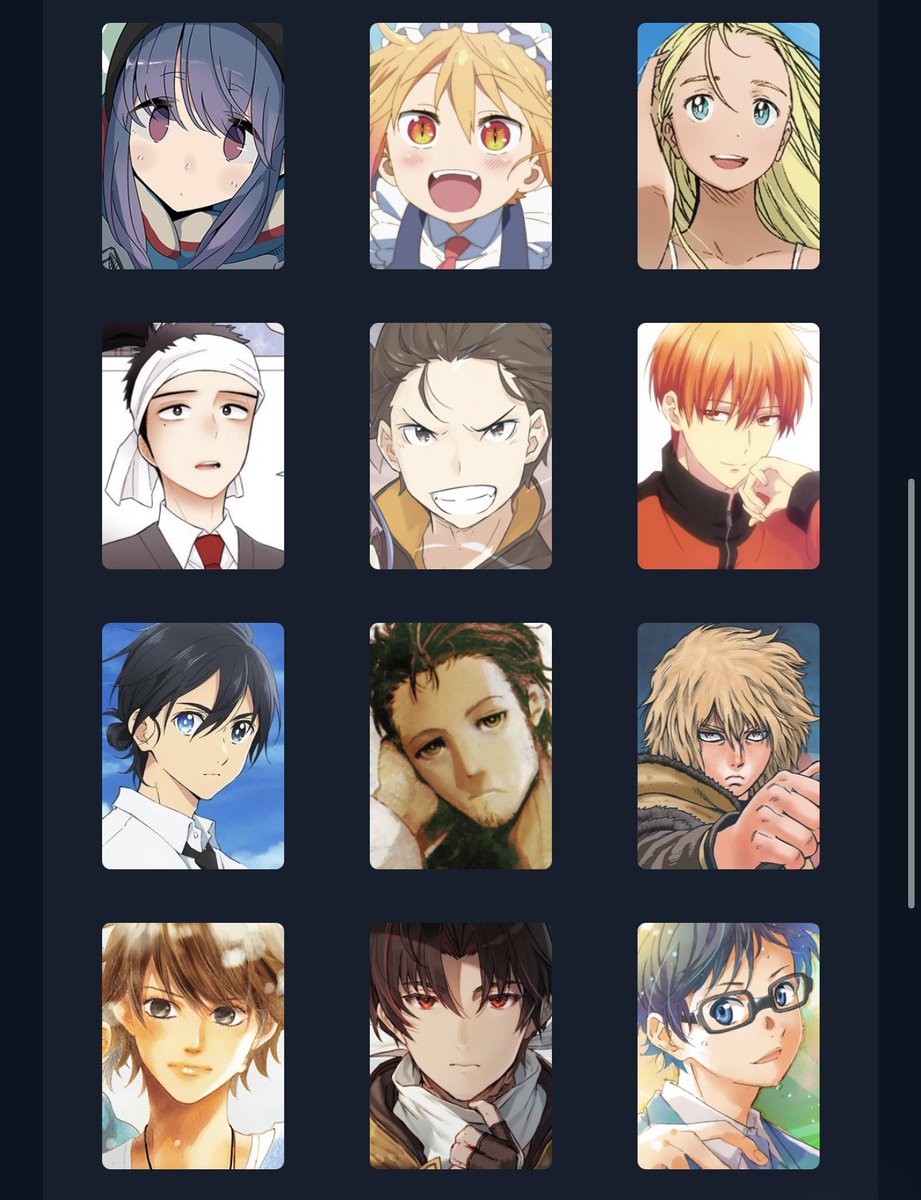 Of course I don’t have only one "fave" character, I love a lot ahah (this list is kinda old now tho) 

But yeah I think I’m part of the few people who have really one all time fave character then other characters that I love 🥰