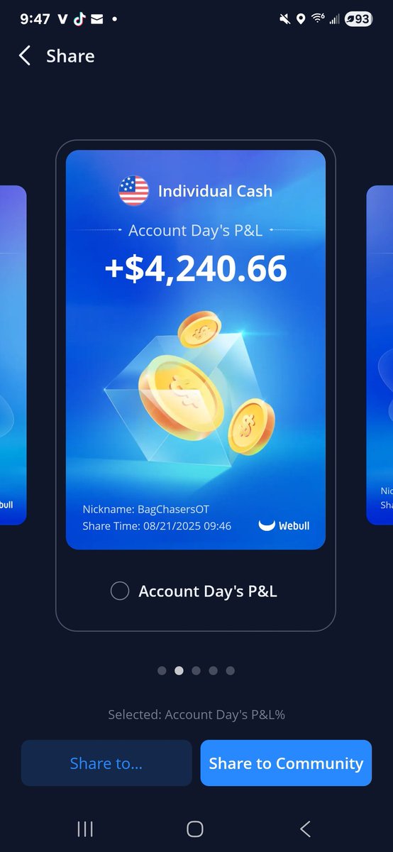 BagChasingOT's tweet photo. I told yall them swings out were going to pay good !! #swing $tsla $spx $spy #Options #Trading #Follow $cost $unh $qqq $vix https://t.co/uhdQrNoy9e