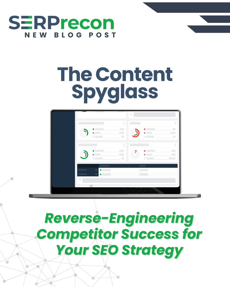 SERP_recon's tweet image. Unlock the secrets of your top competitors! Dive into &quot;The Content Spyglass: Reverse Engineering Competitor Success for Your SEO Strategy&quot; and arm your SEO efforts with unbeatable insights.

#SERPrecon #SEOBlog
