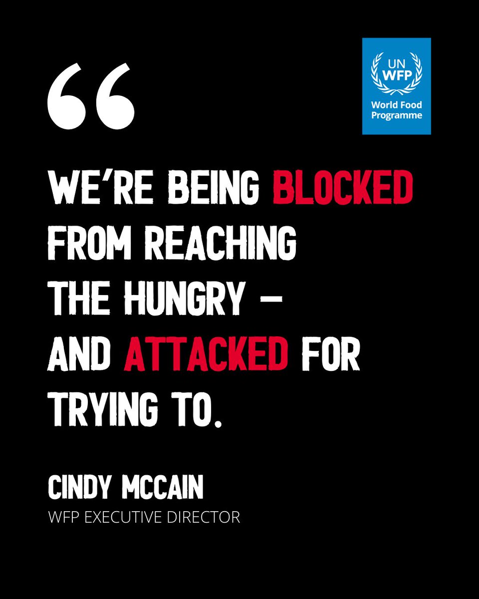 Food for the starving—burned.
Humanitarians delivering aid—attacked.

A <a href="/WFP/">World Food Programme</a> convoy in North Darfur, #Sudan came under fire. Our drivers survived, but 3 trucks carrying life-saving aid were DESTROYED.

Attacks must stop. Safe, sustained access must be guaranteed.