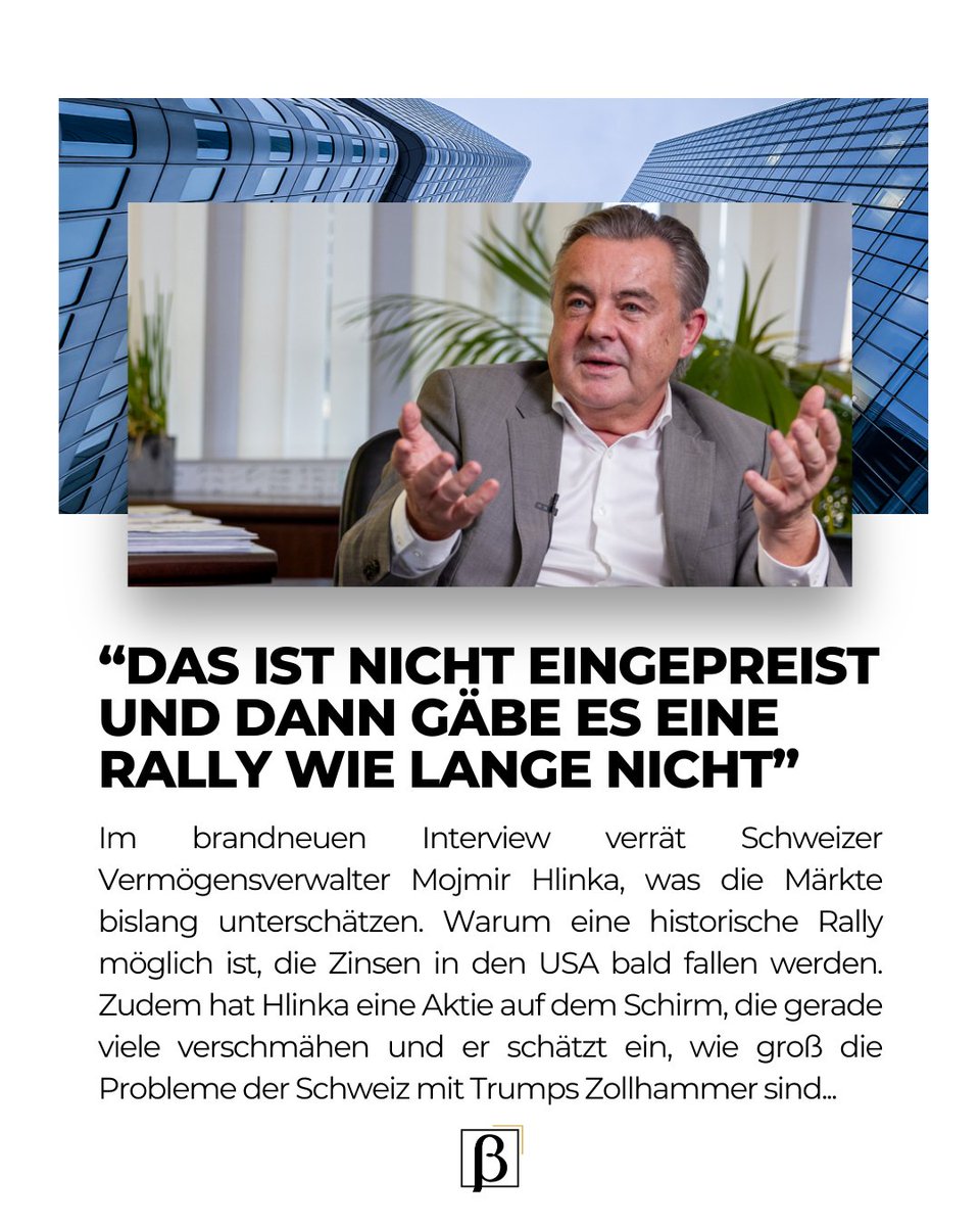 Mario Lochner (@mario_lochner) on Twitter photo “Das ist nicht eingepreist und dann gäbe es eine Rally wie lange nicht”, sagt <a href="/mojmir_hlinka/">Mojmir Hlinka</a> im aktuellen Interview.
Hier kannst Du es schauen: youtube.com/watch?v=xZKPQr… “Das ist nicht eingepreist und dann gäbe es eine Rally wie lange nicht”, sagt <a href="/mojmir_hlinka/">Mojmir Hlinka</a> im aktuellen Interview.
Hier kannst Du es schauen: youtube.com/watch?v=xZKPQr…