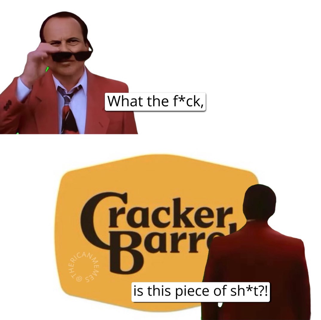 Tom733512746282's tweet image. #boycottCrackerBarrell #ChangeItBack