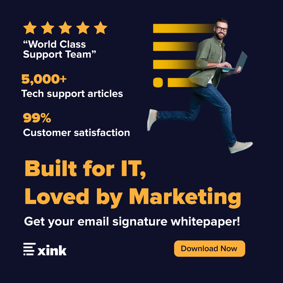 eMailSignature's tweet photo. With Xink, manage all staff email signatures from one place—brand-perfect on every device. Find out how a centralized email signature solution can boost your brand, ensure compliance, and save IT headaches. 
 👉  https://t.co/bHdLLcdsch https://t.co/VRhLia8i7y