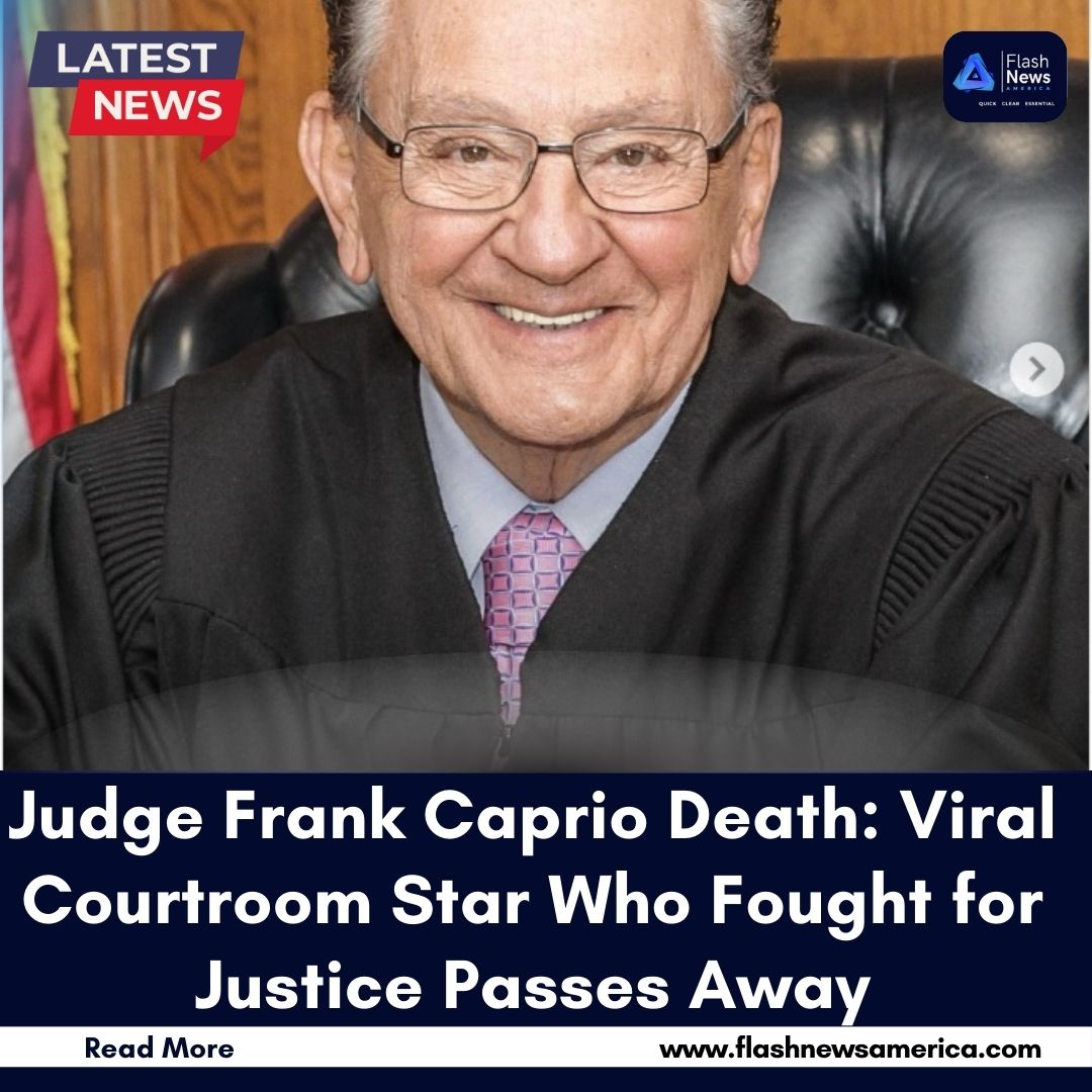 Flashnewsameric's tweet photo. Judge Frank Caprio, star of Caught in Providence, known for handing out justice with a dose of kindness, has passed away at 88 after battling pancreatic cancer. His bench had heart. His legacy? Empathy that went viral. #JudgeCaprio #CaughtInProvidence #CompassionateJustice https://t.co/SsDdQTgdms