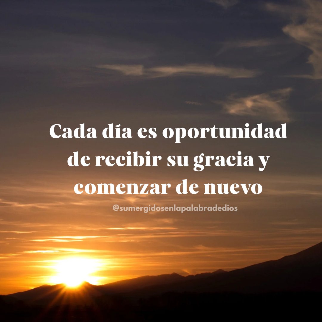 Su misericordia nunca falla; aunque ayer haya sido difícil, hoy es un regalo para confiar, agradecer y avanzar con esperanza. Cada amanecer renueva tu vida y fortalece tu corazón, recordándote que Dios siempre es fiel.

🔎 Lee:  Lamentaciones 3:22-23