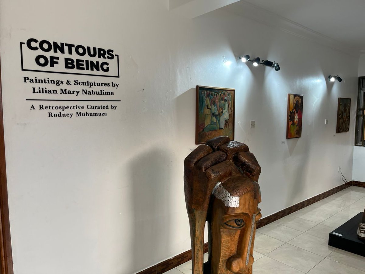 ashabaanita's tweet photo. Stunning set up at Lilian Nabulime’s Retrospective Show set to open this Saturday Aug. 23 at @WegandaReview Gallery in Bugolobi, Kampala. It lasts until Sept. 30.
The show, titled ‘Contours of Being’ & curated by @Roduza , unites Nabulime’s sculptures & paintings.
#Weganda https://t.co/gphMnyDKvh