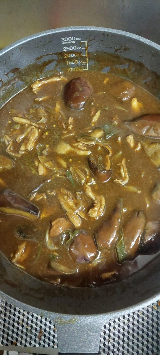 出汁を効かせた、鶏カレー🐔
2日分作って、夜ご飯で食べきりました!!!
ごちそうさまでした♪