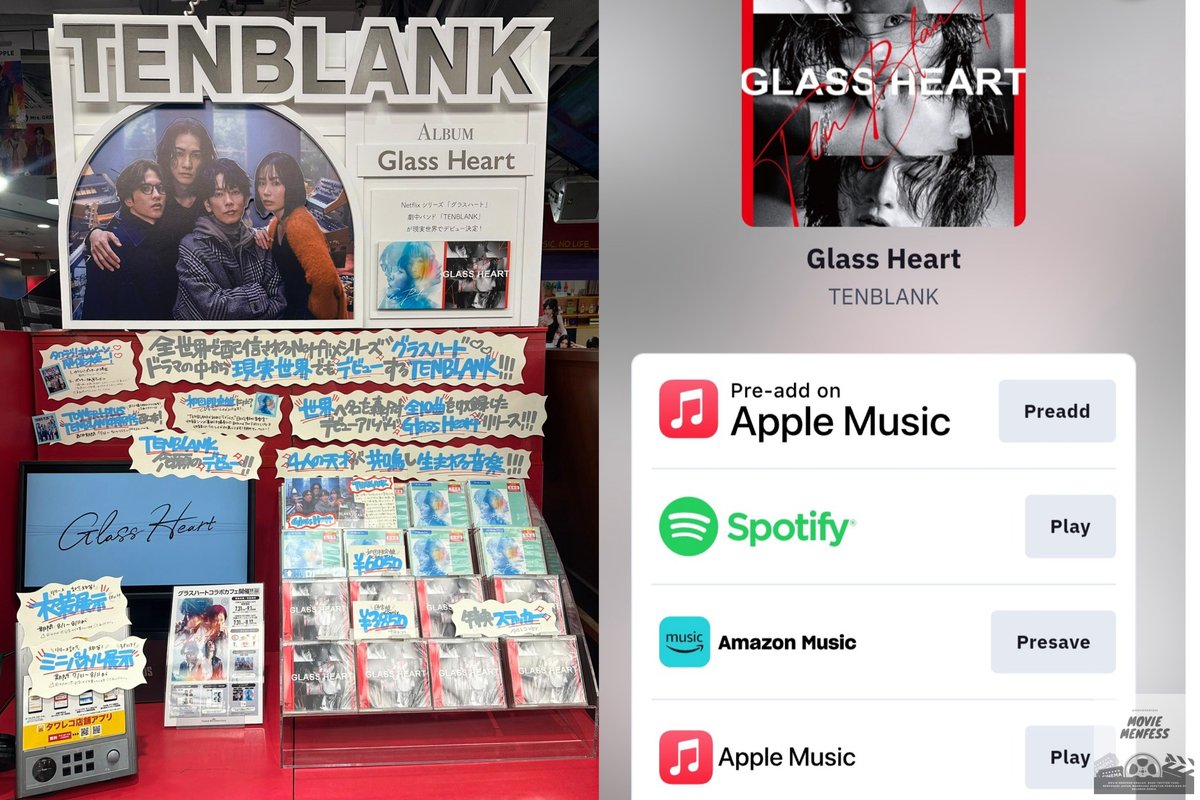moviemnfs's tweet photo. Mvs Glass Heart , Tenblank

Takeru Satoh so dedicated to promoting his series. He did the promotion better than netf, honestly. The promo:

- Releasing Forever Eve MV with Miyeon G-idle, Daigo (Actor)
- Producing physical &amp; digital album
- Hold fanmeeting in Japan &amp; Asia
❤❤❤ https://t.co/8gqEjrDJsn