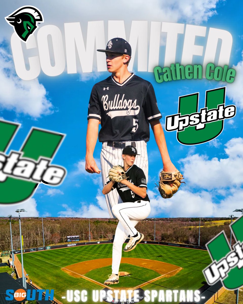 Excited to announce my commitment to the University of South Carolina Upstate to further my academic and athletic career. I want to thank God, my family and coaches for helping get to this point. Go Spartans!#SpartanArmy⚔️