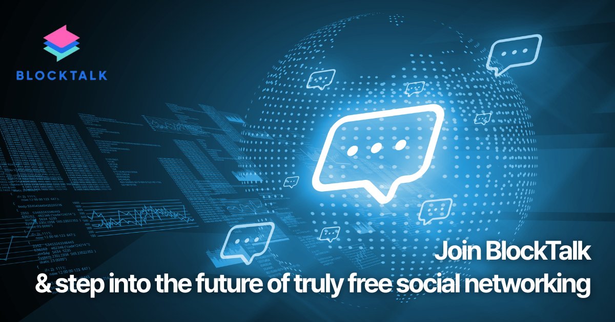 _BlockTalk's tweet photo. 🔒 No ads, no tracking, no censorship
⚡ Powered by Solana, owned by the community
✨ This is BlockTalk (BTK) – freedom in every message 🌐💬

#BlockTalk #BTK #Web3 #Solana #Privacy #Decentralization #FreedomOfSpeech https://t.co/F7eDexs5aB