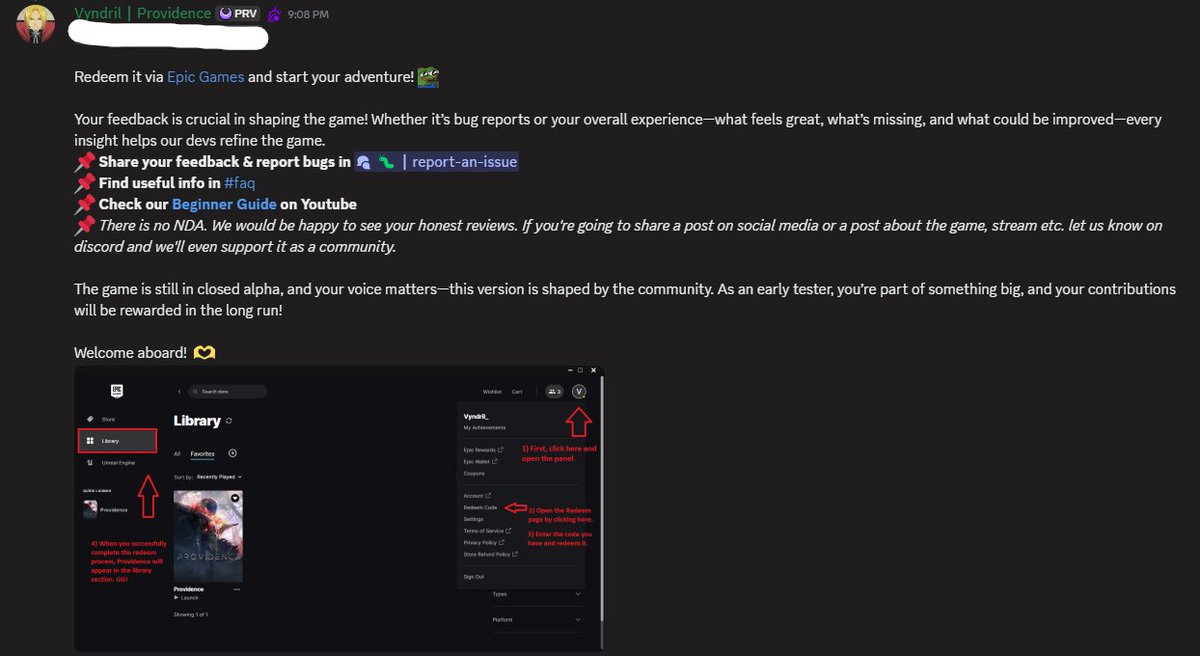 Excited to be part of <a href="/PlayProvidence/">Providence</a> closed alpha!  

Huge shoutout to <a href="/vyndrilnft/">Vyndril</a> for the code and for the top tier team building this interesting game ~ 

!Game on 🥷⚔️
