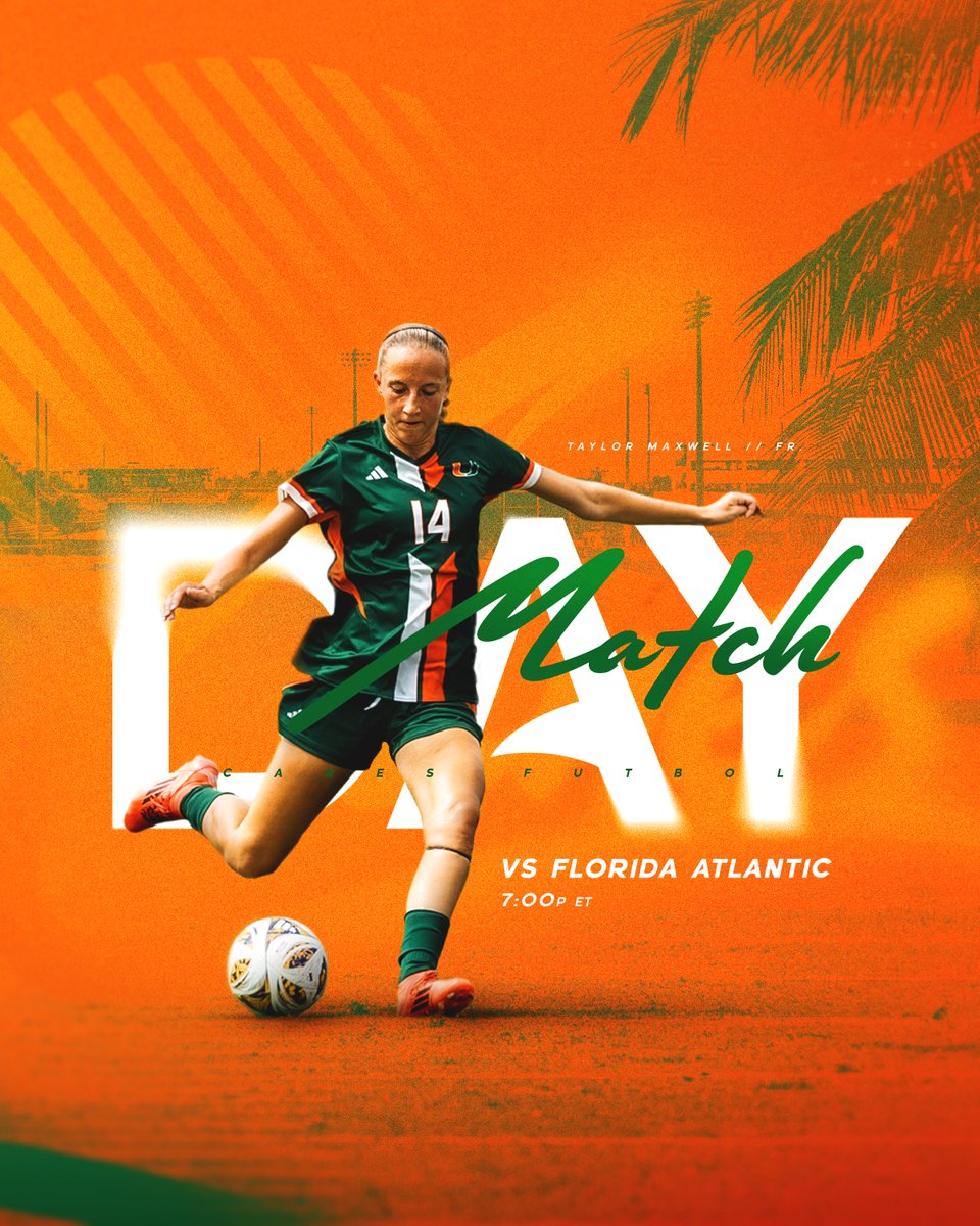 Home Sweet Home 🙌

🆚 | FAU
⏰ | 7 PM
📍 | Cobb Stadium
🎟️ | FREE
📊 | canes.news/socvsfaustats
🎥 | canes.news/socvsfaustream