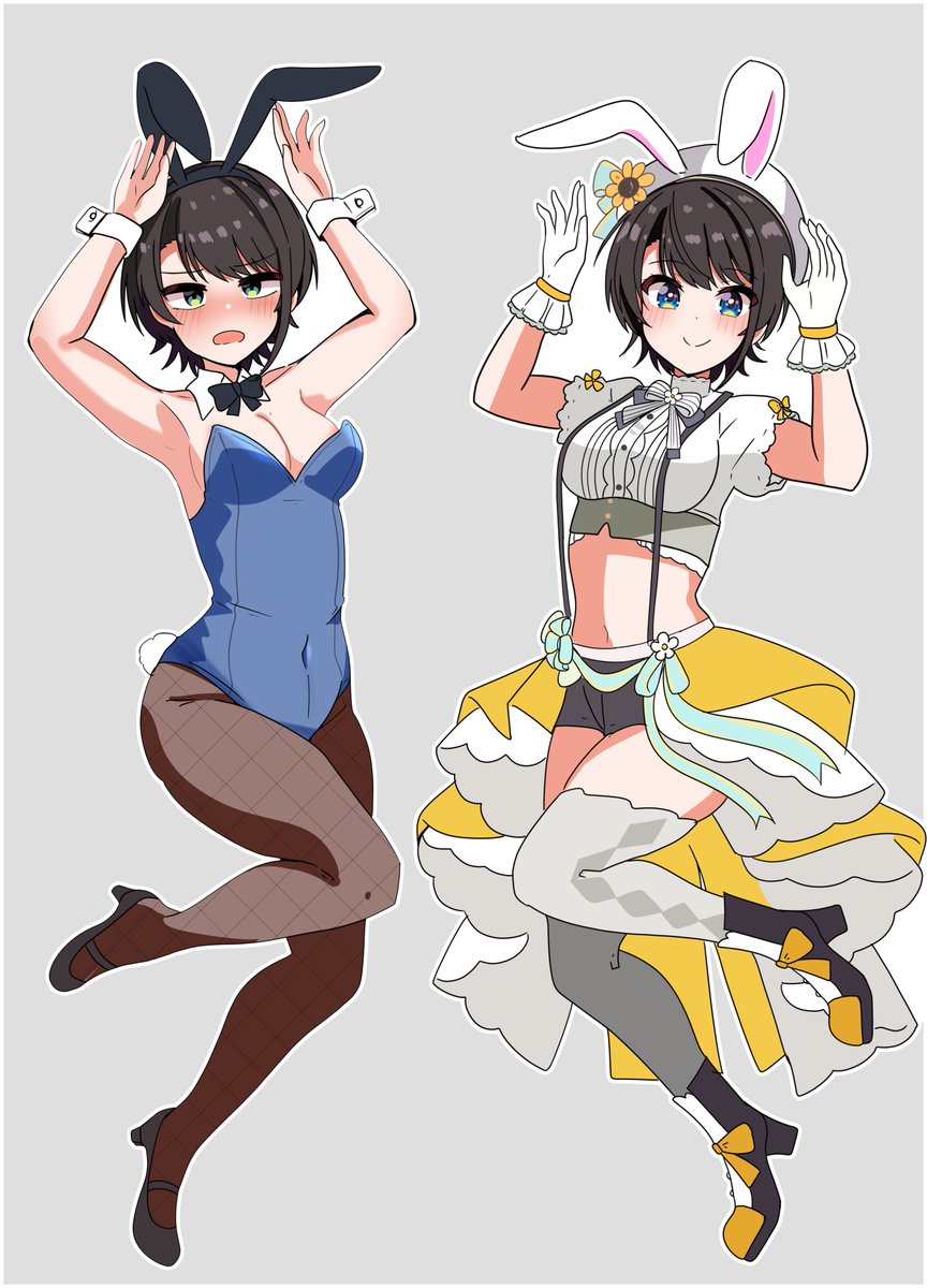 大空スバル 「バニーの日なのでスバニー #プロテインザスバル」|DD🍥のイラスト