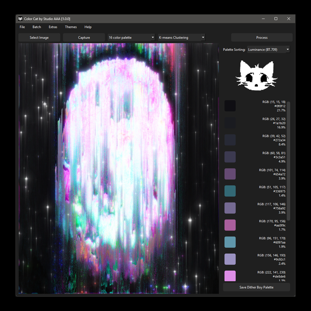 studio__aaa's tweet image. Making palettes in Color Cat ✨