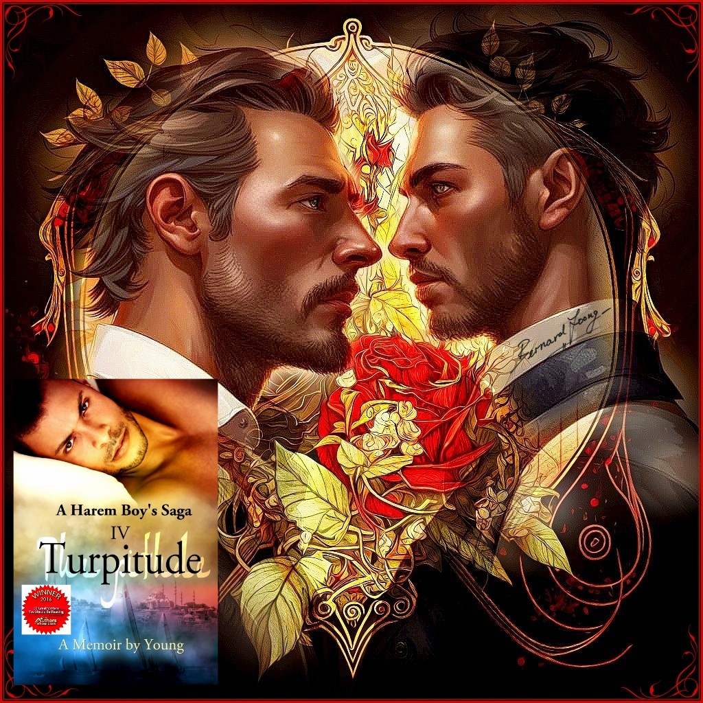 How people treat you is their karma; how you react is yours.
TURPITUDE MyBook.to/Turpitude is the 4th book to an autobiography of a young man's enlightening coming-of-age secret education in a male harem known only to a few.