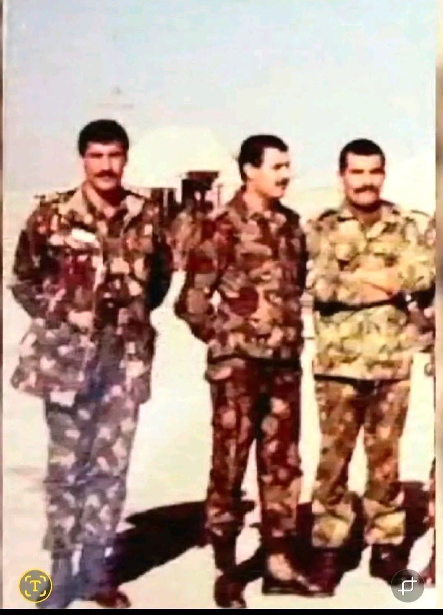 من اليمين الفريق ق.خ الركن
 سعد حربيه والعميد ق.خ الركن محمد فاضل والعميد ق.خ جبار زنگنه مركز تدريب القوات الخاصة سنة ١٩٩٠