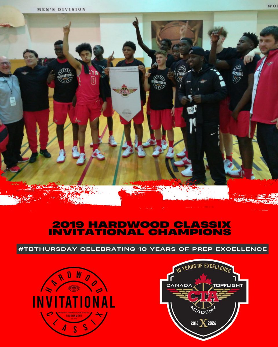 Canada Topflight Academy (@canadatopflight) on Twitter photo #TBThursday CTA Celebrating 10 Years of Prep Excellence - CTA Gold wins inaugural <a href="/DrewEbanks/">OnPointBasketball</a> HARDWOOD CLASSIX! <a href="/themapleminute/">Josh Millican</a> <a href="/wesblairbrown/">Wes Brown</a> <a href="/michaeltorres03/">Michael Torres</a> <a href="/CanBball/">Canada Basketball</a> <a href="/AllCanadianGame/">All Canadian Games</a> <a href="/ottawahoops/">ottawahoops</a> <a href="/PlatinumCircuit/">The Platinum Circuit</a> <a href="/OntarioSBA/">OSBA</a> <a href="/Tisinthehouse/">Tony House</a> <a href="/bayner/">Mark Bayne</a> <a href="/NotreDameOCSB/">Notre Dame High School</a> #TBThursday CTA Celebrating 10 Years of Prep Excellence - CTA Gold wins inaugural <a href="/DrewEbanks/">OnPointBasketball</a> HARDWOOD CLASSIX! <a href="/themapleminute/">Josh Millican</a> <a href="/wesblairbrown/">Wes Brown</a> <a href="/michaeltorres03/">Michael Torres</a> <a href="/CanBball/">Canada Basketball</a> <a href="/AllCanadianGame/">All Canadian Games</a> <a href="/ottawahoops/">ottawahoops</a> <a href="/PlatinumCircuit/">The Platinum Circuit</a> <a href="/OntarioSBA/">OSBA</a> <a href="/Tisinthehouse/">Tony House</a> <a href="/bayner/">Mark Bayne</a> <a href="/NotreDameOCSB/">Notre Dame High School</a>