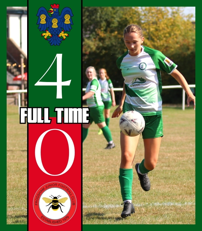 Northwich Vixens (@northwichvixens) on Twitter photo 𝗙𝗨𝗟𝗟 𝗧𝗜𝗠𝗘 𝗥𝗘𝗦𝗨𝗟𝗧 - 𝘷𝘴 𝘍𝘳𝘰𝘥𝘴𝘩𝘢𝘮
Our First Team was in action last night, and came away with a fantastic 4-0 victory against <a href="/frodshamwfc/">Frodsham JFC Women</a>.
⚽️ Shannon Billington
⚽️ Meg Jones
⚽️ Izzy Purcell
⚽️ Emily Aldridge
🏆 𝘗𝘖𝘛𝘔 - 𝘌𝘮𝘪𝘭𝘺 𝘈𝘭𝘥𝘳𝘪𝘥𝘨𝘦 𝗙𝗨𝗟𝗟 𝗧𝗜𝗠𝗘 𝗥𝗘𝗦𝗨𝗟𝗧 - 𝘷𝘴 𝘍𝘳𝘰𝘥𝘴𝘩𝘢𝘮
Our First Team was in action last night, and came away with a fantastic 4-0 victory against <a href="/frodshamwfc/">Frodsham JFC Women</a>.
⚽️ Shannon Billington
⚽️ Meg Jones
⚽️ Izzy Purcell
⚽️ Emily Aldridge
🏆 𝘗𝘖𝘛𝘔 - 𝘌𝘮𝘪𝘭𝘺 𝘈𝘭𝘥𝘳𝘪𝘥𝘨𝘦