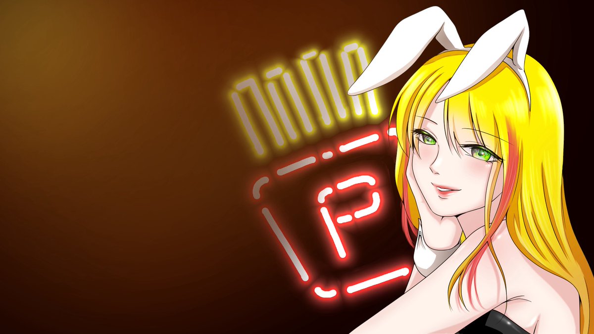 #バニーの日2025 
バニーガールの歌みた用に依頼して描いてもらったやつー！全然録音できなくてお披露目できないからここで出しちゃうっ！