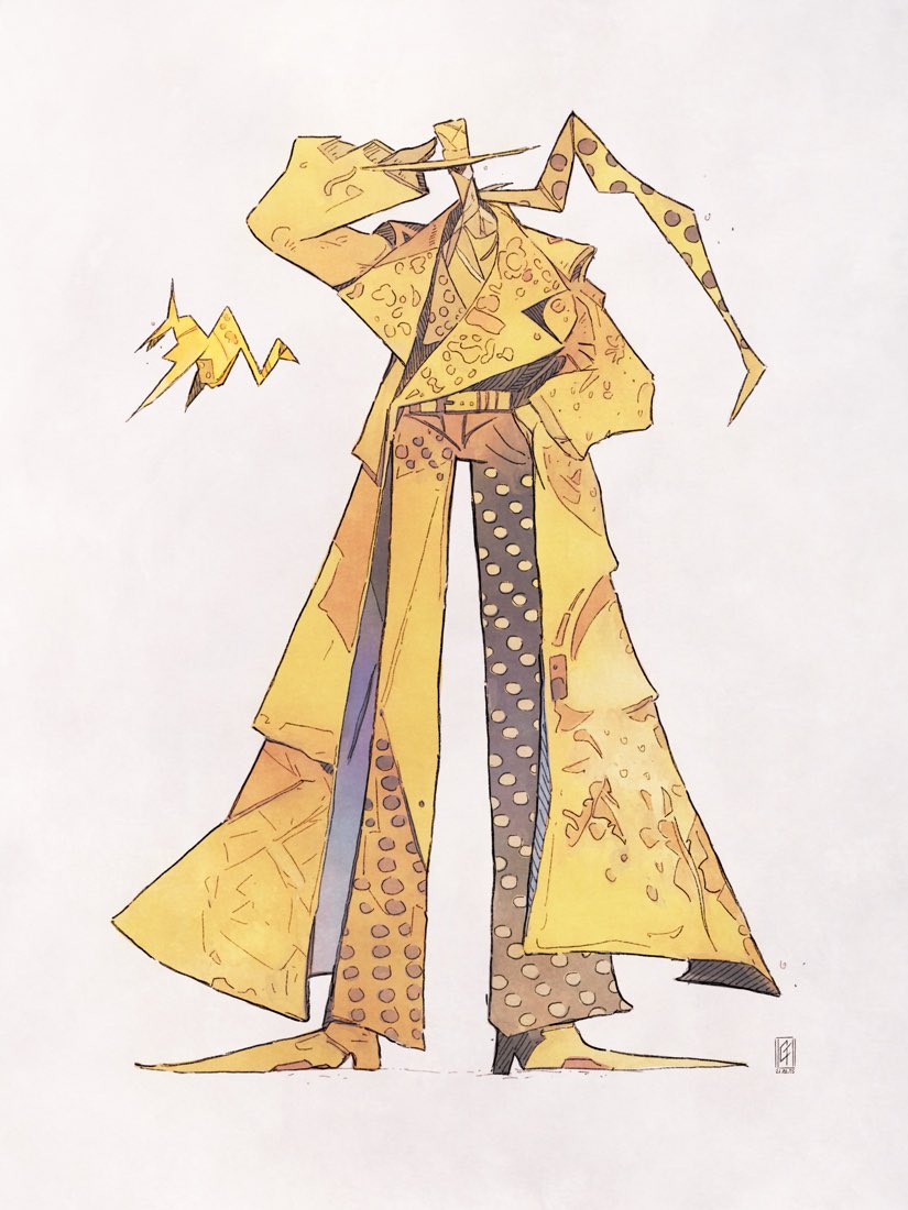 Latest design inspired by #origami paper and shapes, yellow shades this time.