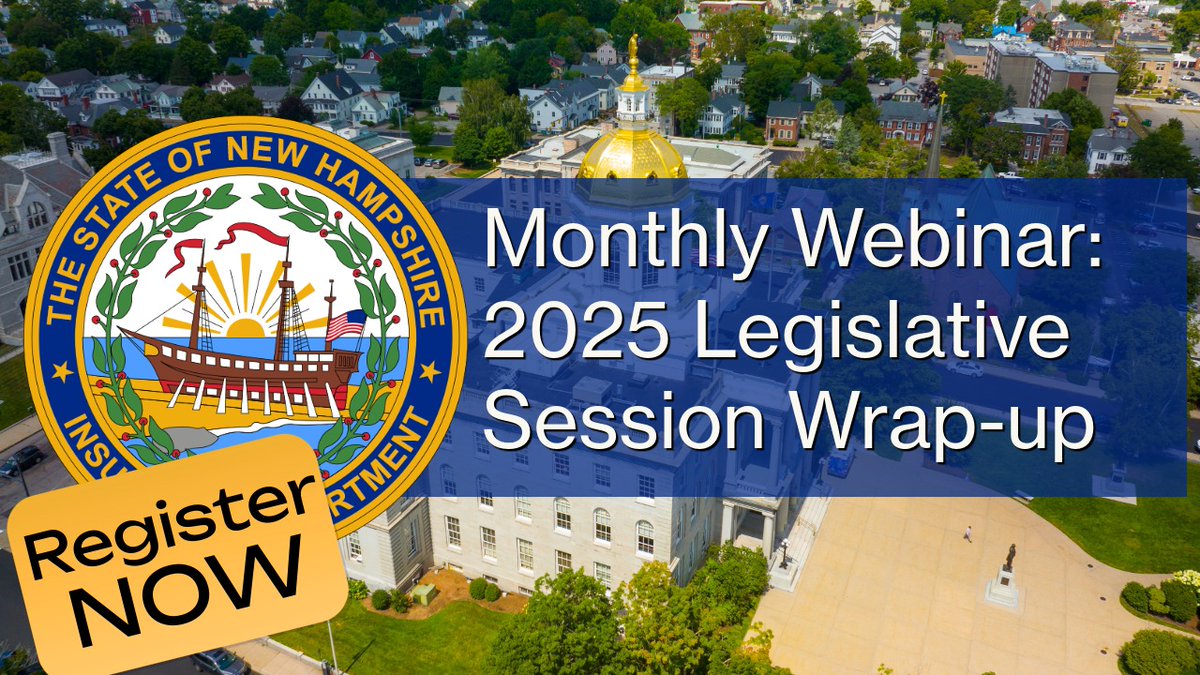 Join us Wednesday, August 27th at 1 pm for a 2025 Legislative Session Wrap-up webinar. Bills covering ground ambulance, continuing care retirement communities, and Medicare Advantage will be included. Register now: bit.ly/3UEcoHS